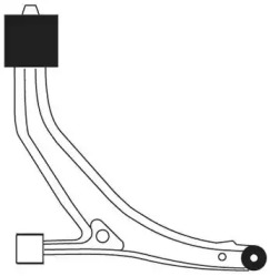 Рычаг независимой подвески колеса FRAP 3332