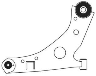 Рычаг независимой подвески колеса FRAP 3412