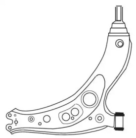 Рычаг независимой подвески колеса FRAP 3424