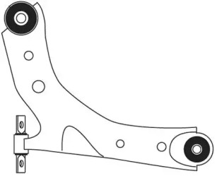 Рычаг независимой подвески колеса FRAP 3487
