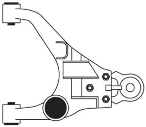 Рычаг независимой подвески колеса FRAP 3635