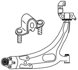 Рычаг независимой подвески колеса FRAP 3879