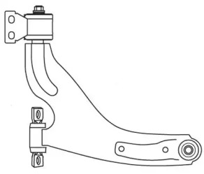 Рычаг независимой подвески колеса FRAP 4128