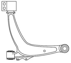 Рычаг независимой подвески колеса FRAP 4419