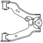 Рычаг независимой подвески колеса FRAP 4455