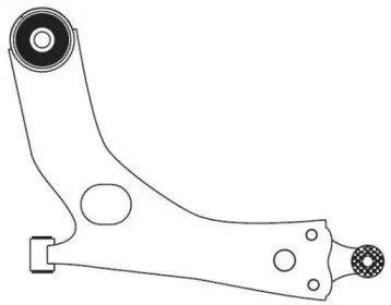 Рычаг независимой подвески колеса FRAP 4499