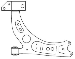 Рычаг независимой подвески колеса FRAP 4523