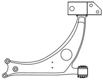 Рычаг независимой подвески колеса FRAP 4524