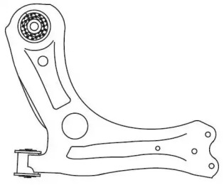 Рычаг независимой подвески колеса FRAP 4558