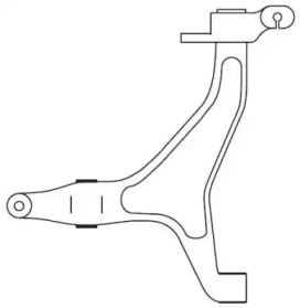 Рычаг независимой подвески колеса FRAP 4586