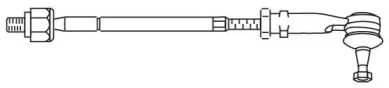 Поперечная рулевая тяга FRAP T/596
