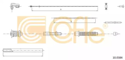 Трос COFLE 10.0384