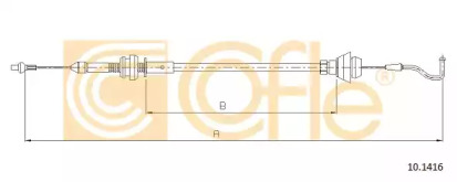 Тросик газа COFLE 10.1416