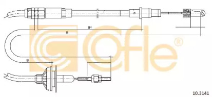 Трос COFLE 10.3141