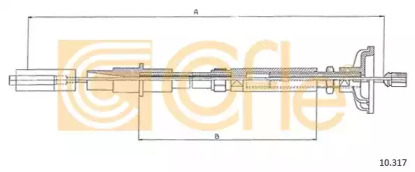 Трос COFLE 10.317
