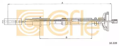 Трос COFLE 10.339