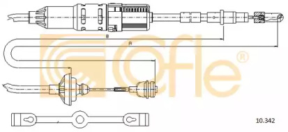 Трос COFLE 10.342