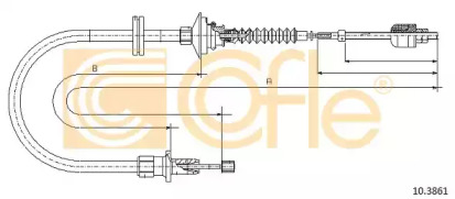 Трос COFLE 10.3861