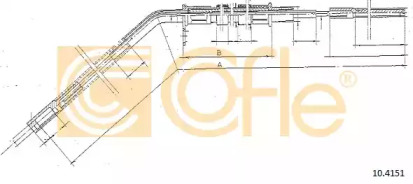 Трос COFLE 10.4151