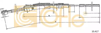 Трос COFLE 10.417