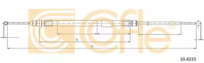 Трос COFLE 10.4233