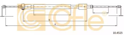 Трос COFLE 10.4525