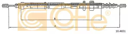 Трос COFLE 10.4651