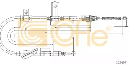 Трос COFLE 10.5157