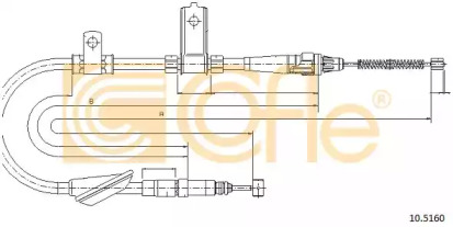 Трос COFLE 10.5160