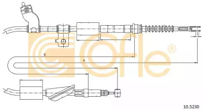 Трос COFLE 10.5230