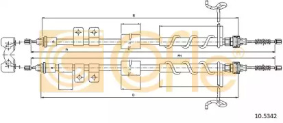 Трос COFLE 10.5342