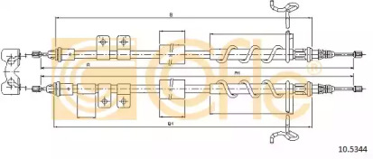 Трос COFLE 10.5344