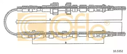 Трос COFLE 10.5352