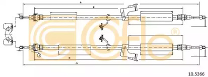 Трос COFLE 10.5366
