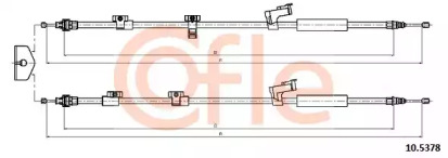 Трос COFLE 10.5378