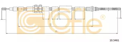 Трос COFLE 10.5461