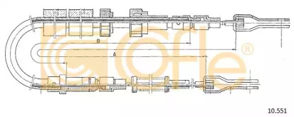 Трос COFLE 10.551