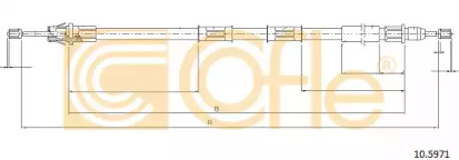 Трос COFLE 10.5971