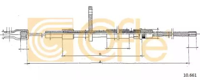 Трос COFLE 10.661