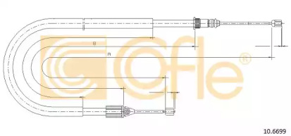 Трос COFLE 10.6699