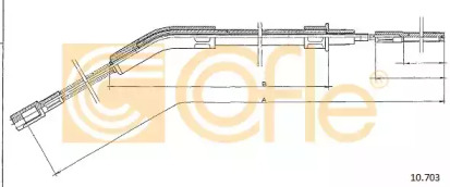 Трос COFLE 10.703
