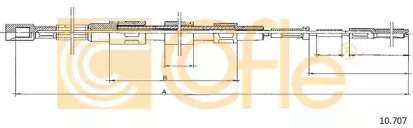Трос COFLE 10.707