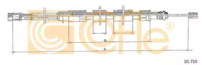 Трос COFLE 10.733