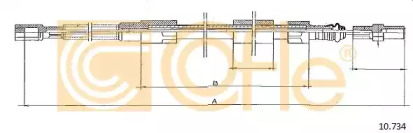 Трос COFLE 10.734