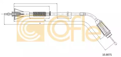 Трос COFLE 10.8071