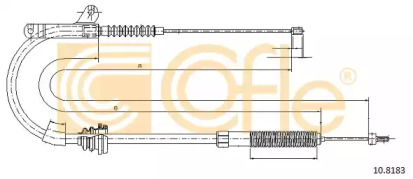 Трос COFLE 10.8183
