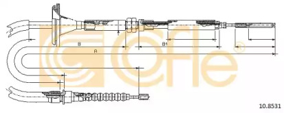 Трос COFLE 10.8531