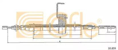 Трос COFLE 10.859