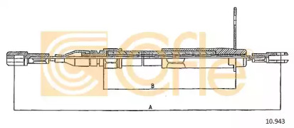 Трос COFLE 10.943
