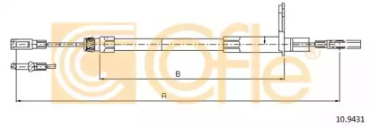 Трос COFLE 10.9431